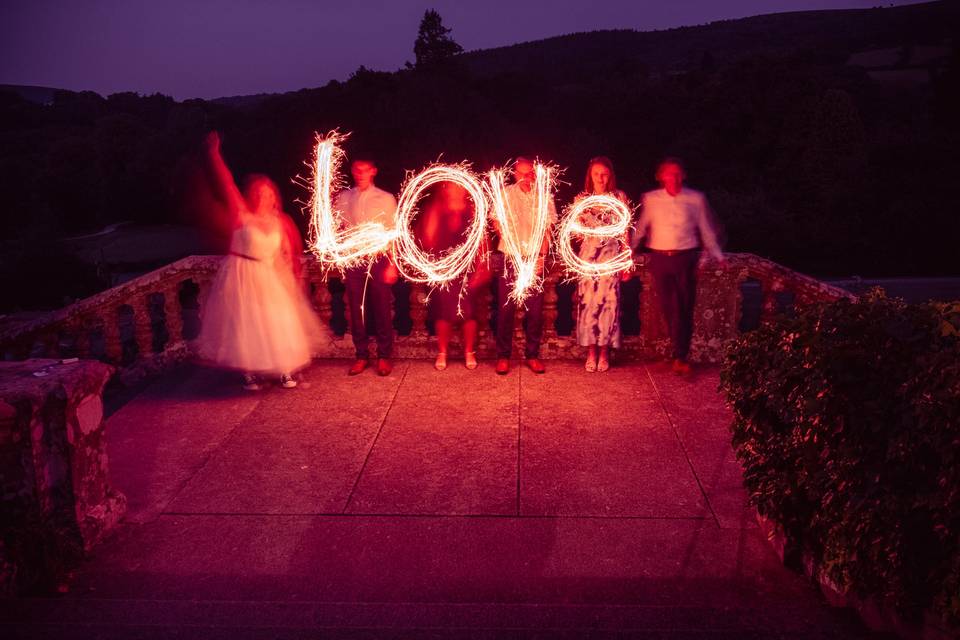 Love long exposure shot