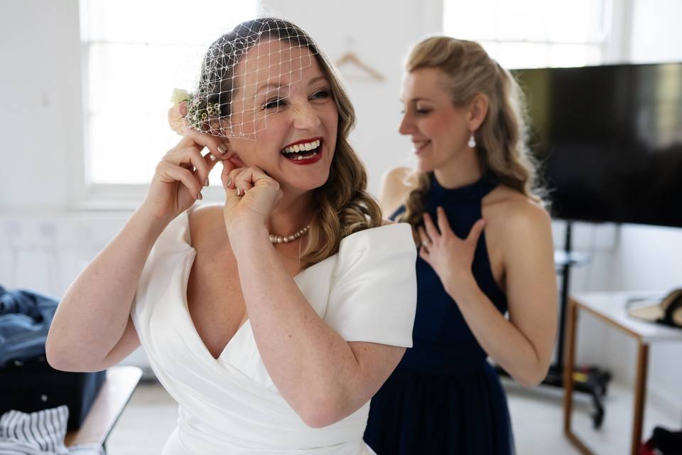 Bride prep
