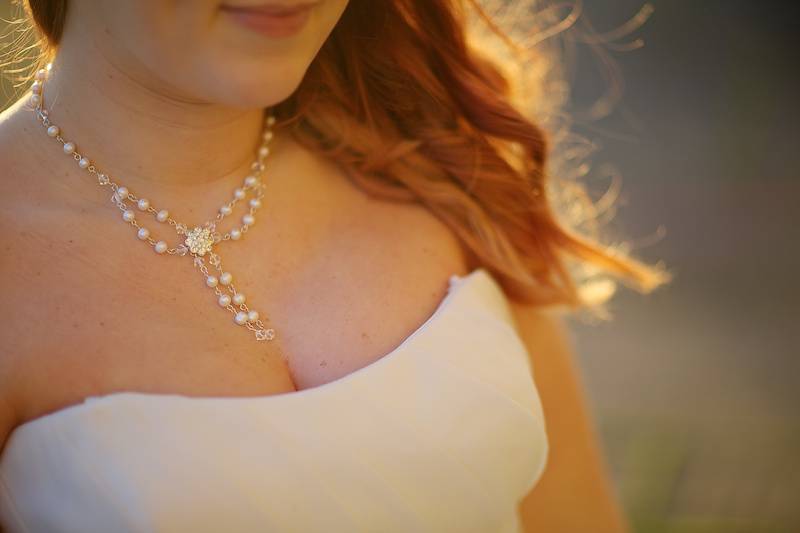 Bridal necklace Evlin