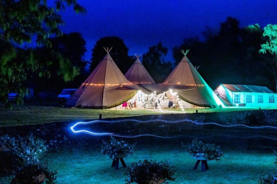 Tipi Hire Night