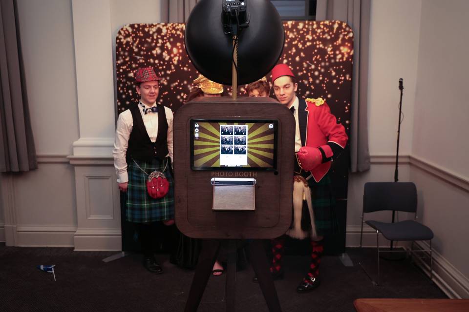Vintage Photo Booth Rear View