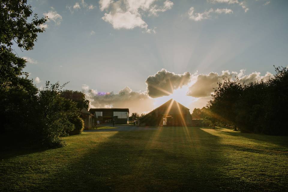 Sunset at Court Farm