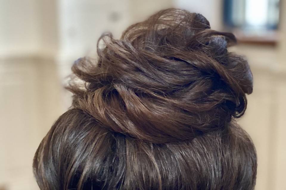 Bridal updo