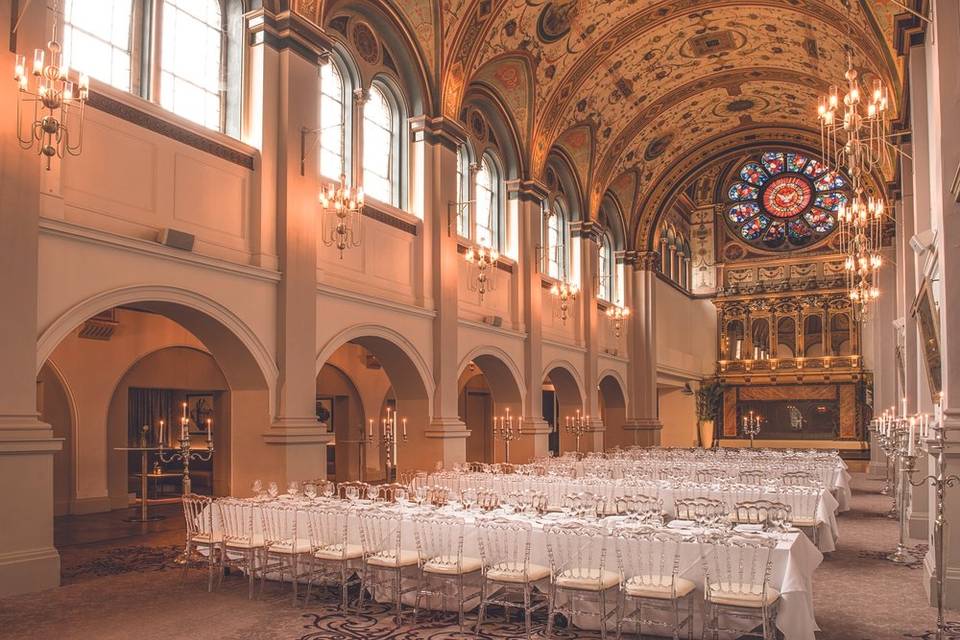 The Chapel Wedding Breakfast (Banquet Tables)