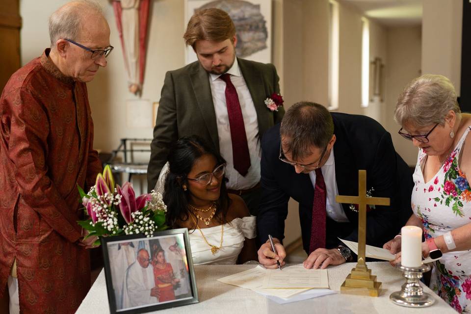 Signing the certificates