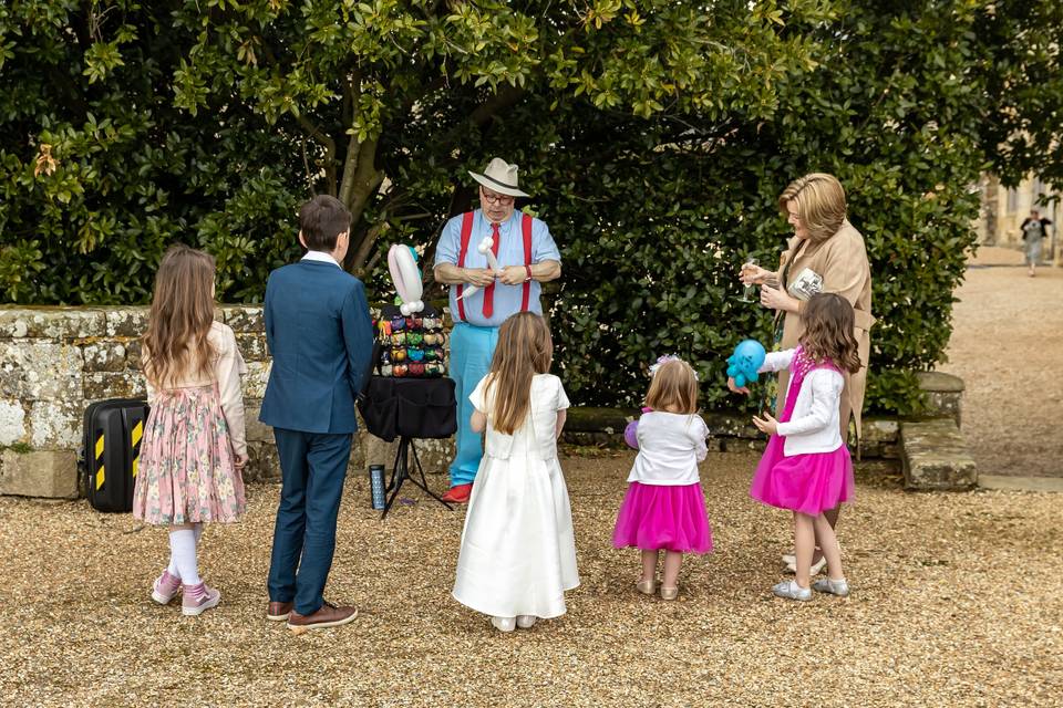 Kids love balloons, adults too