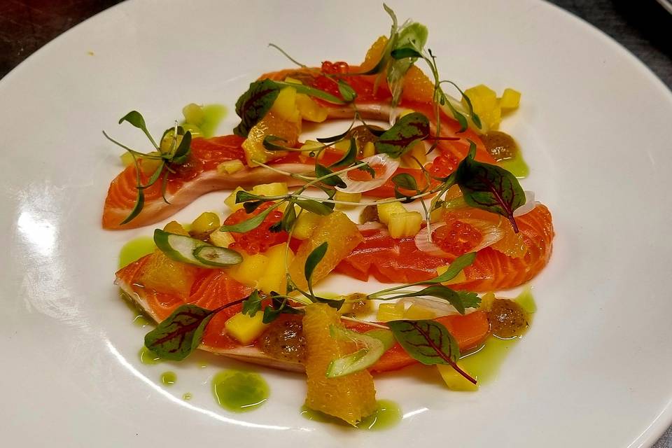 Gin Cured Sea Ttrout