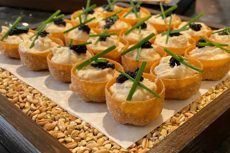 Smoked Salmon Canapes