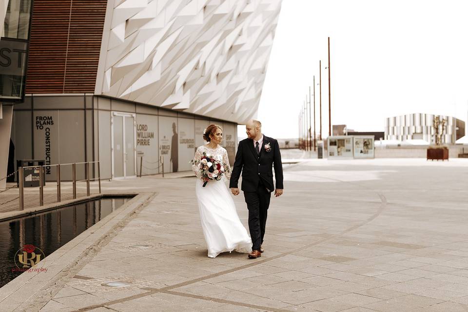 Titanic Hotel wedding photos