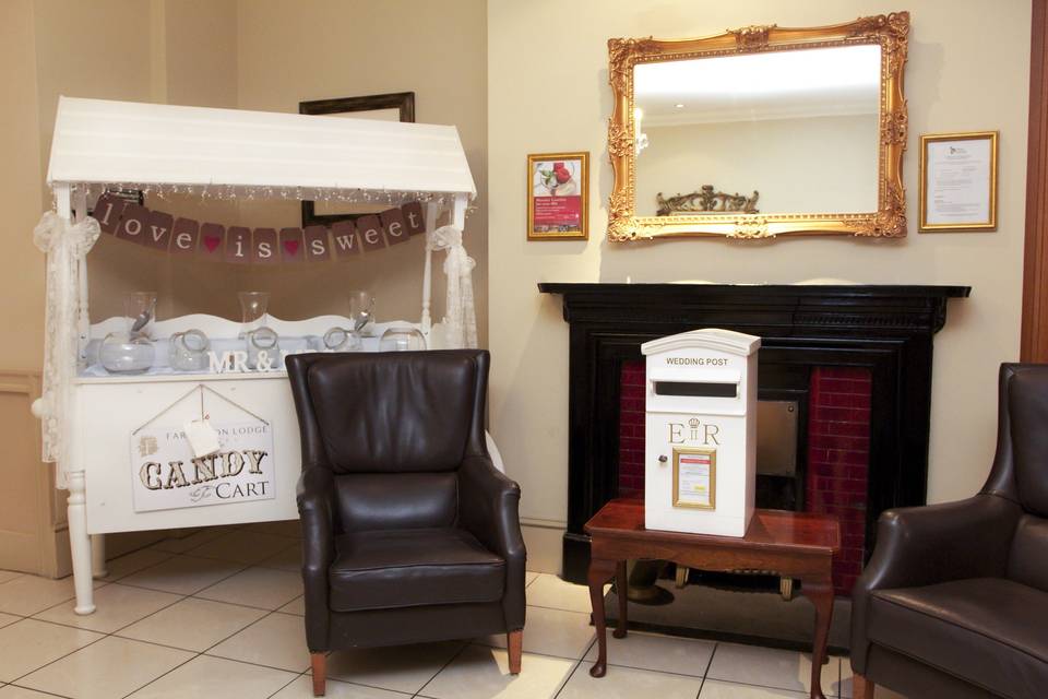 Hotel Candy Cart & Post Box