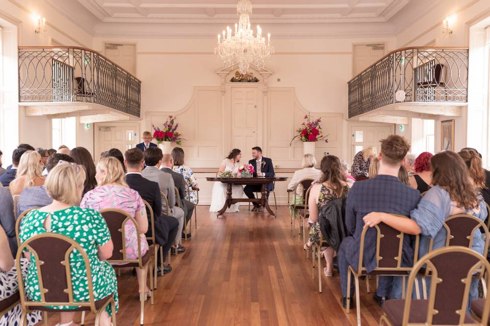 Ceremony at Poole Guildhall