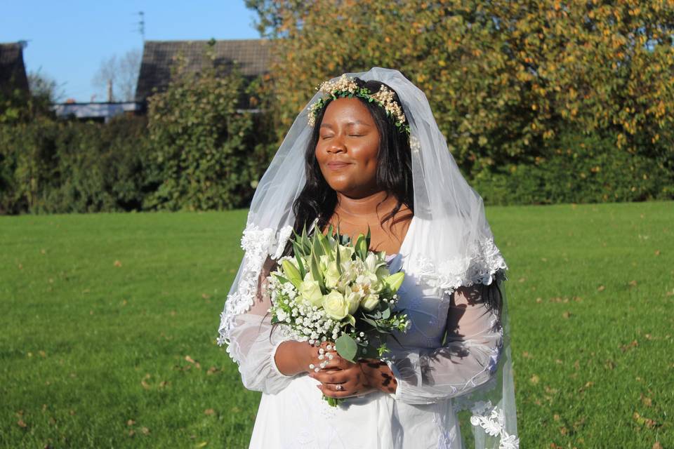 Natural wedding makeup