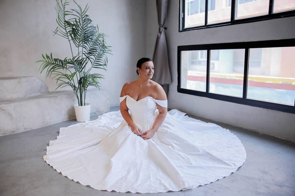 Brocade Wedding Dress