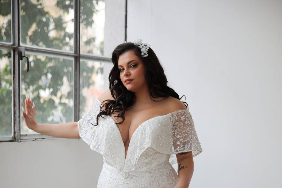 Lace Plus Size Wedding Dress