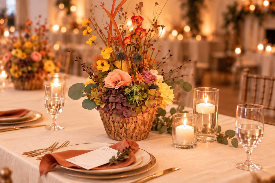 Small Table Flower Centrepiece