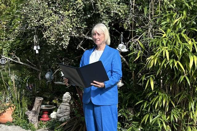 Budda garden wedding