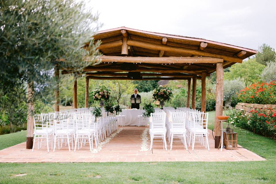 Ceremony setup