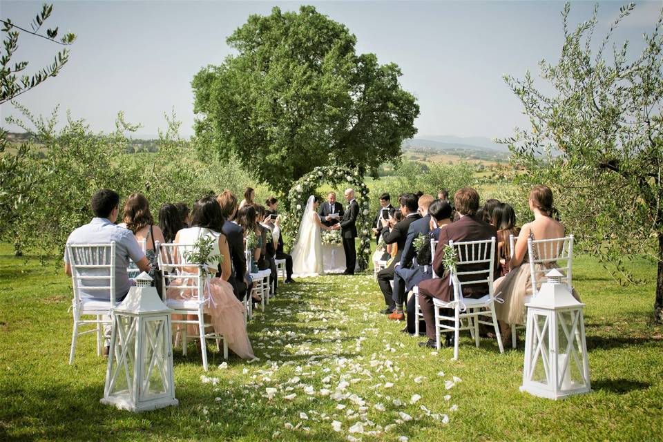 Ceremony setup