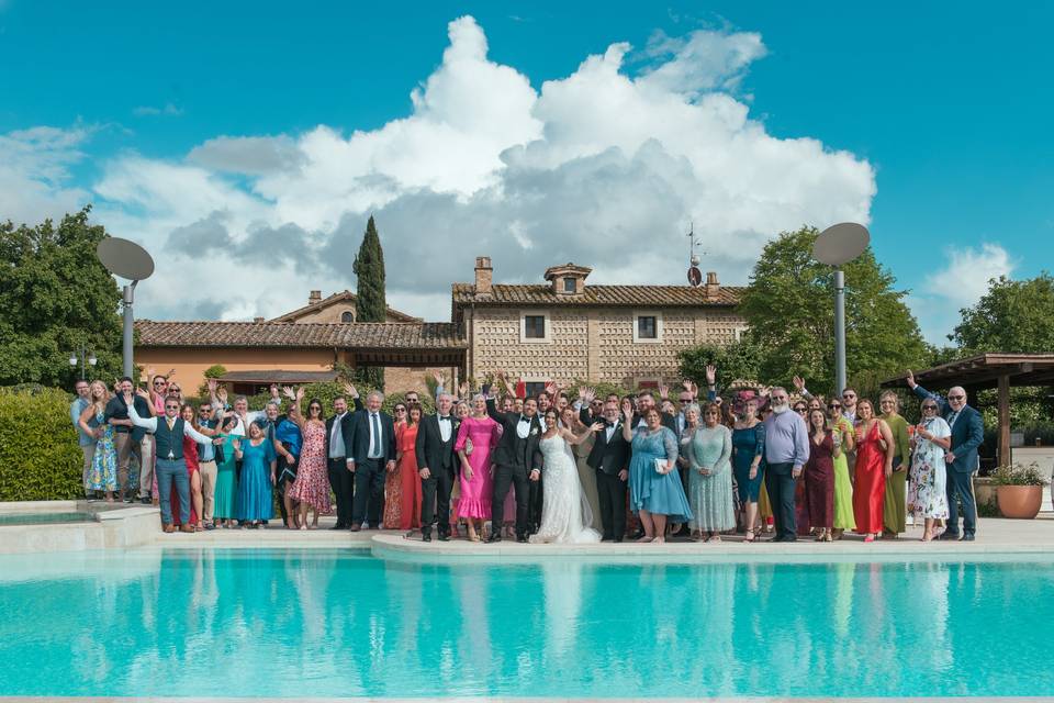 Pool reception