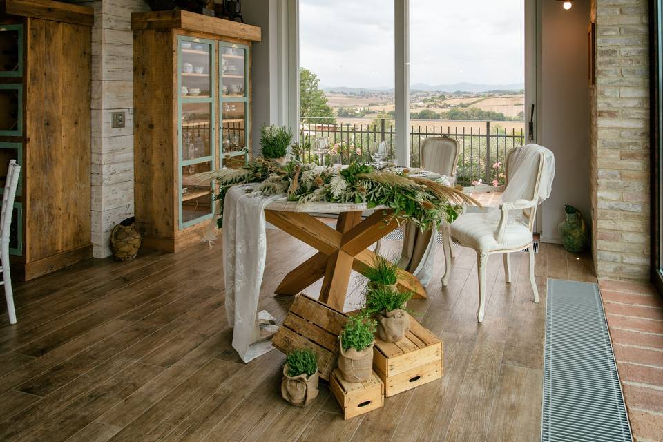 Bride and Groom table