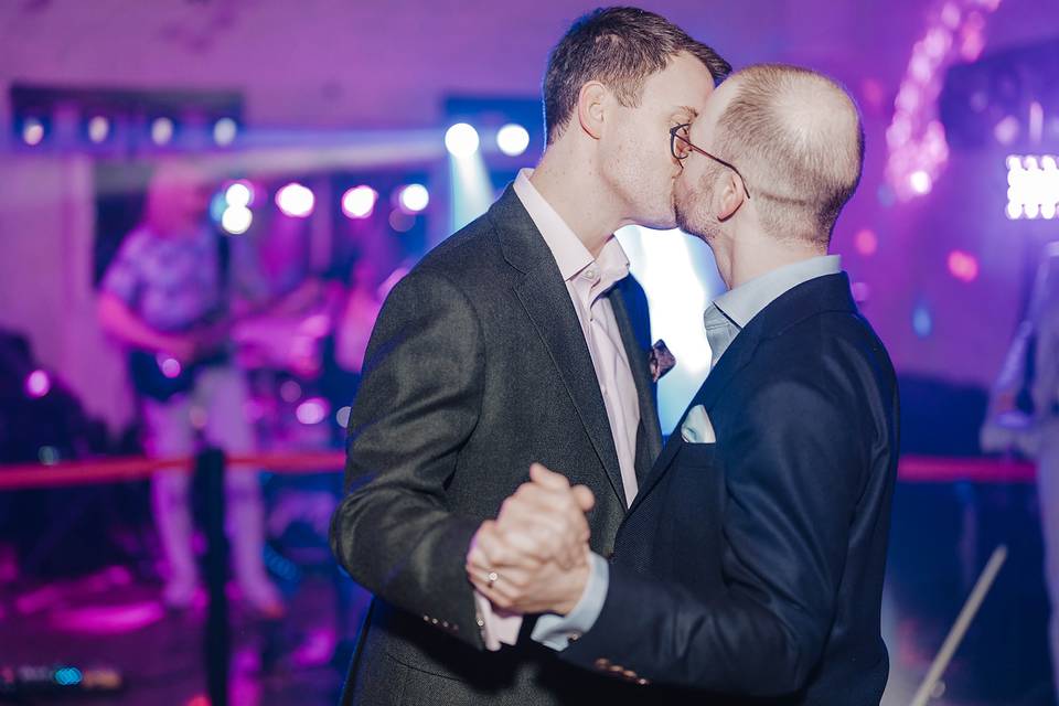 First dance in the barn