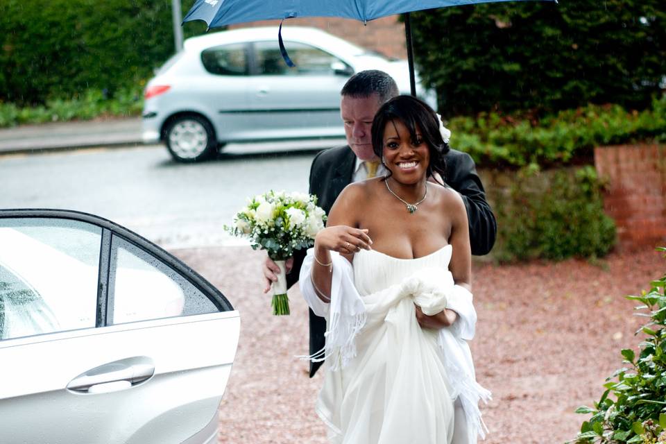 Bride Arriving