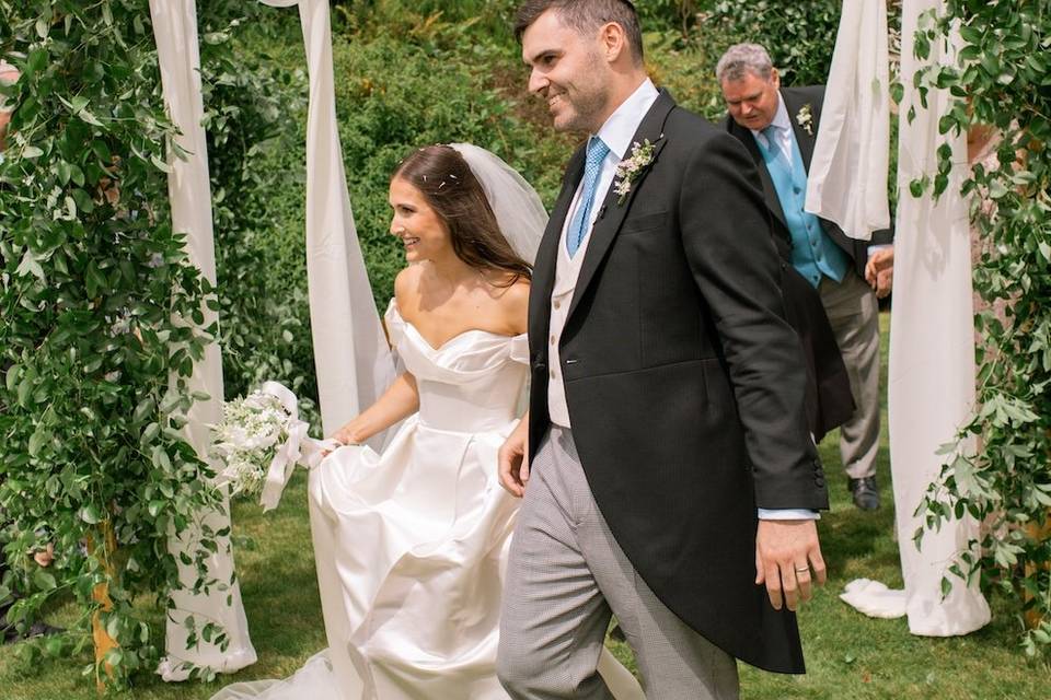 Boconnoc House Lawn Ceremony