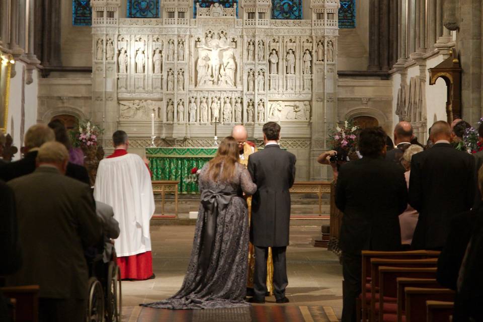 Cathedral wedding