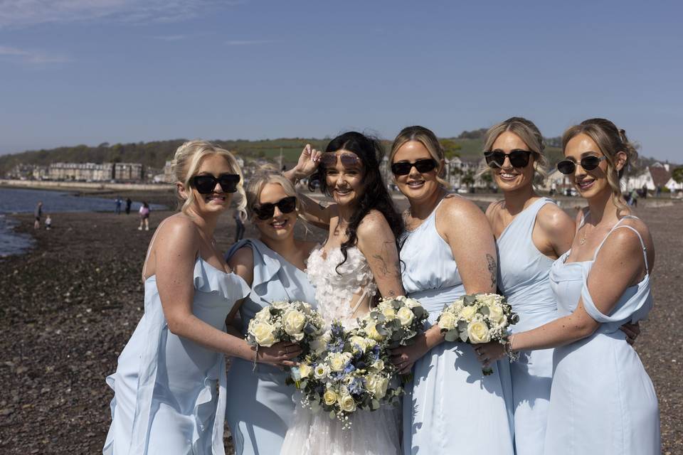 Bride & Bridesmaids