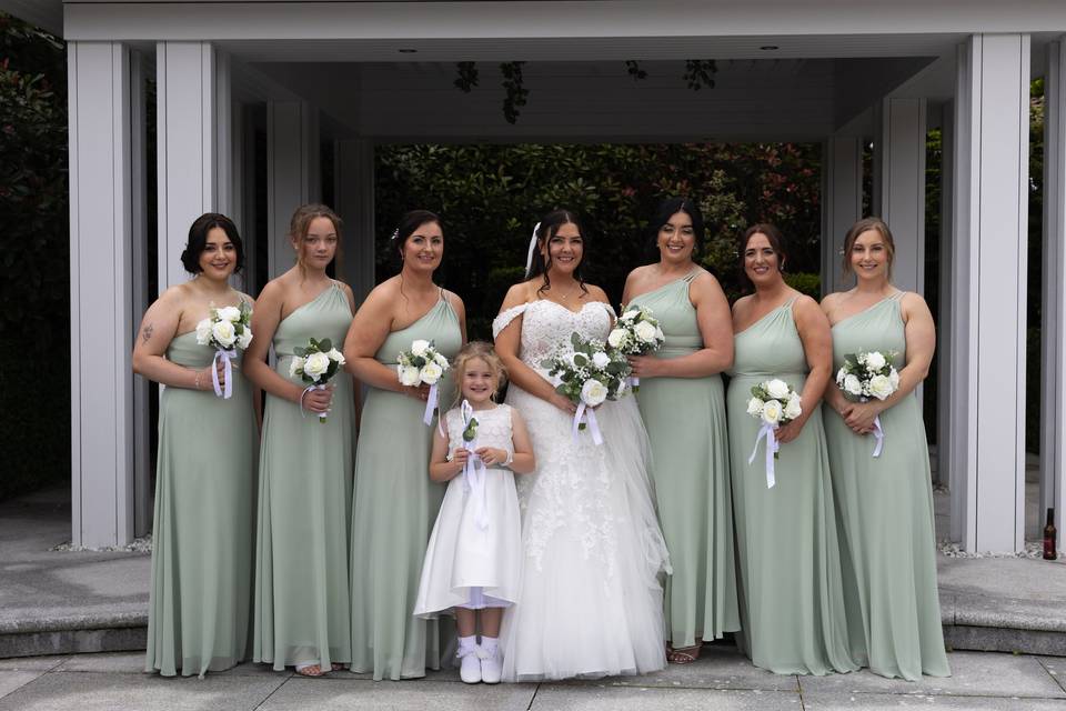 Bridesmaids at Radstone