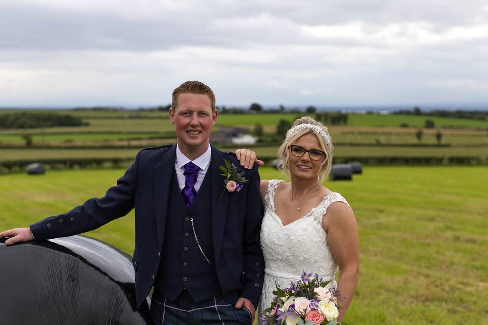 Wedding on farm