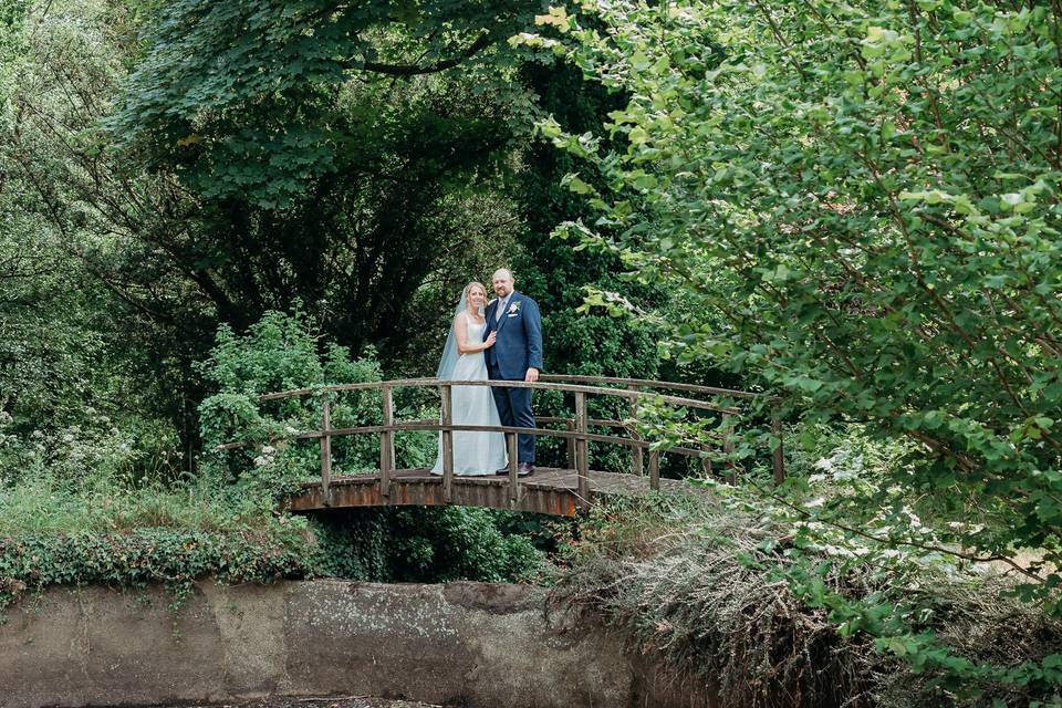 Bride and groom Dartmoor