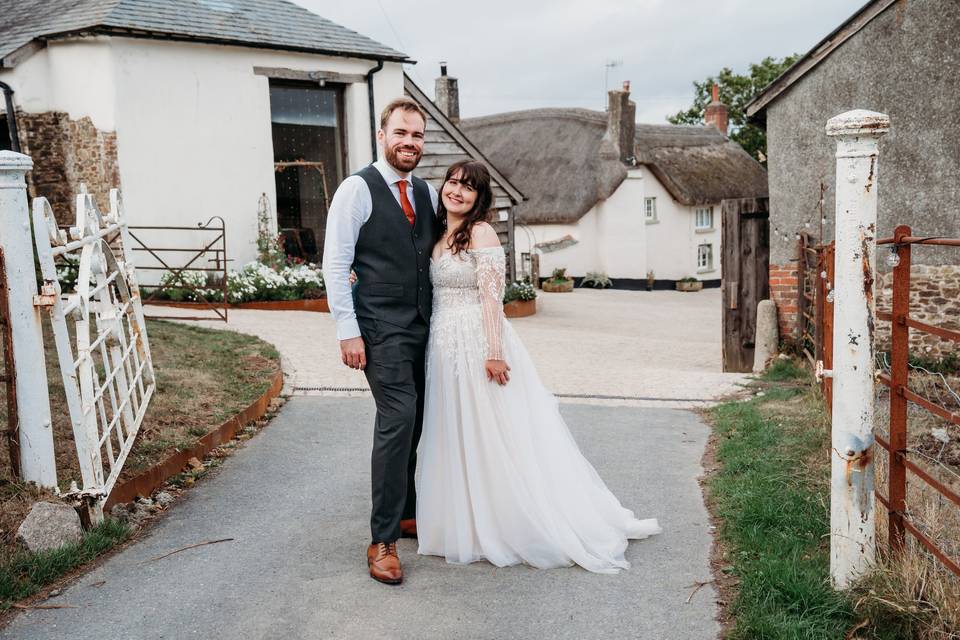 Bride and Groom at Windout Bar