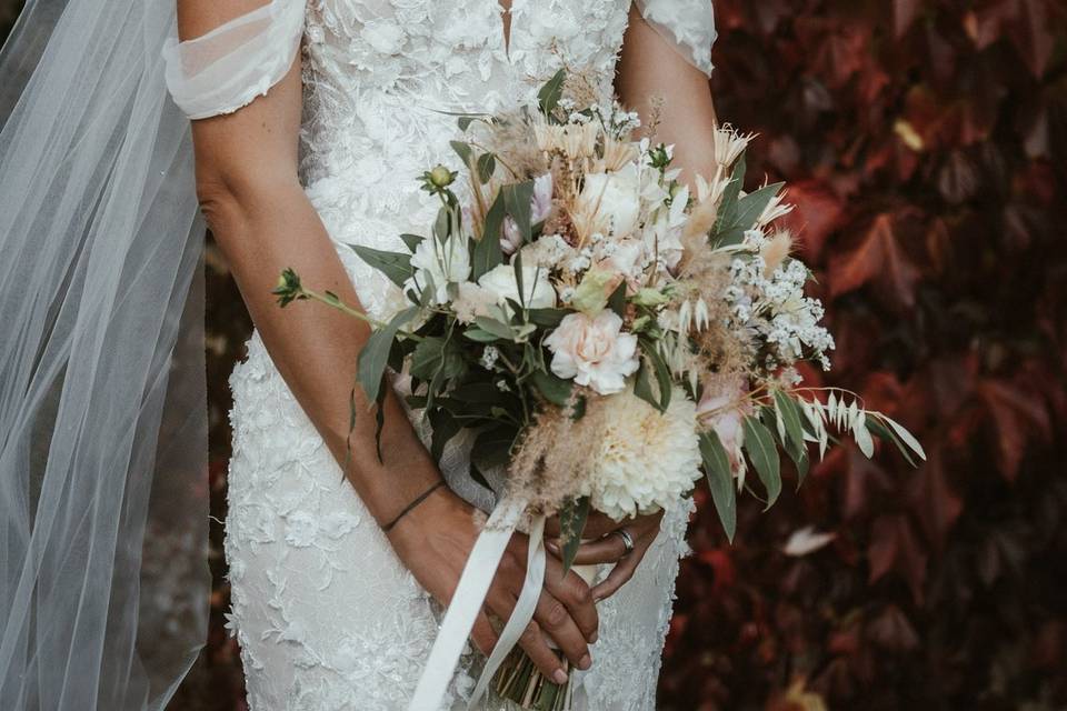 The bride to be.