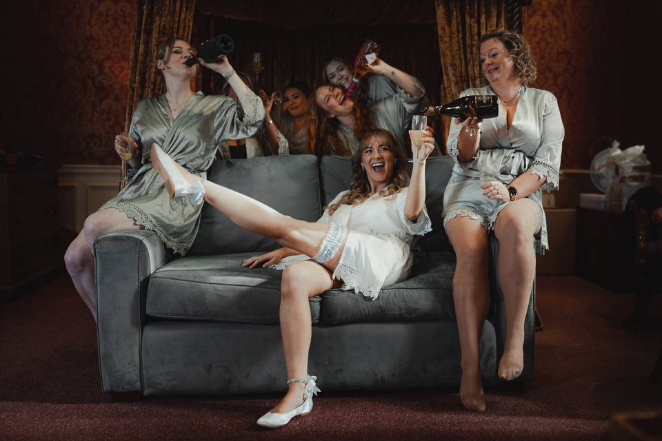 The Bride squad.