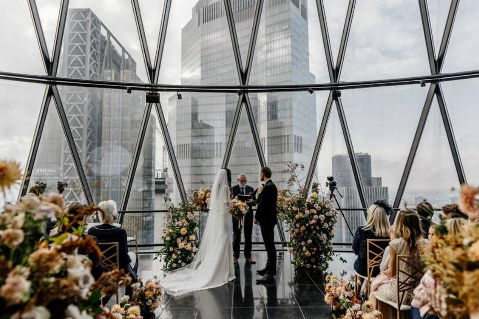 Wedding at The Gherkin