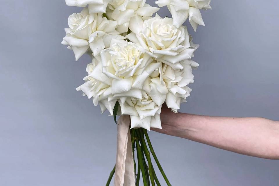 Asymmetrical Bridal bouquet