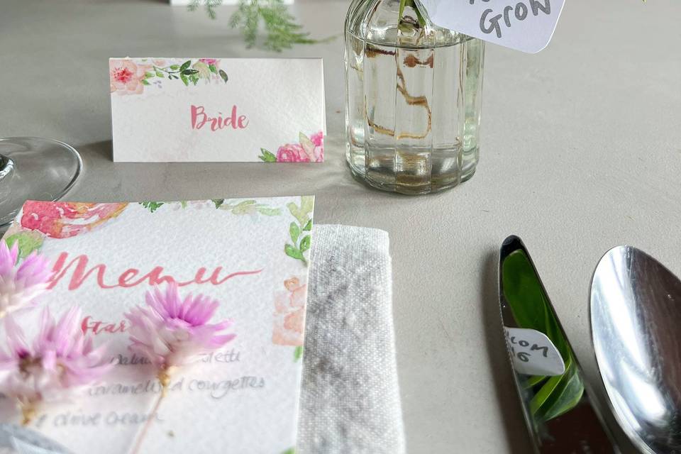 Wedding Table Favour