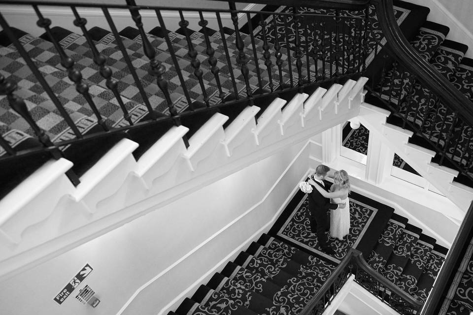 Sweeping Staircase