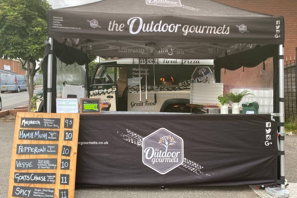 Outdoor Gourmet stand