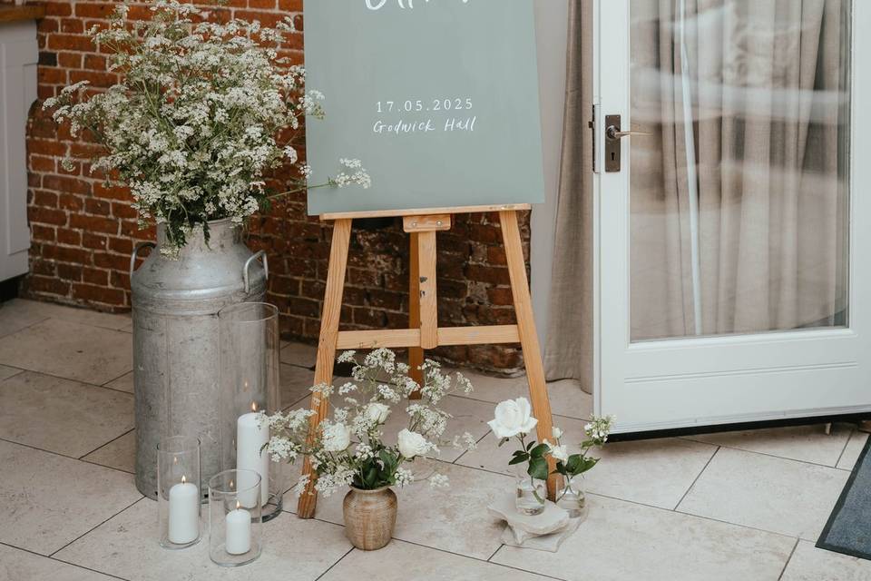 Welcome to our wedding