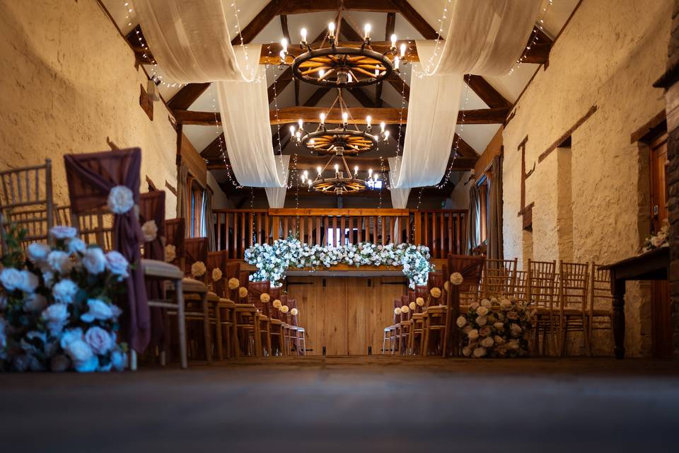 Indoor ceremony