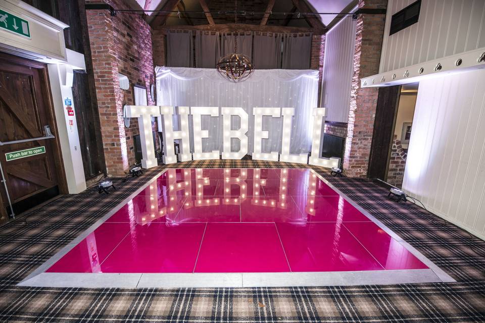 Pink floor
