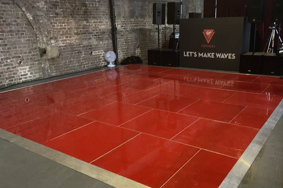 Red floor
