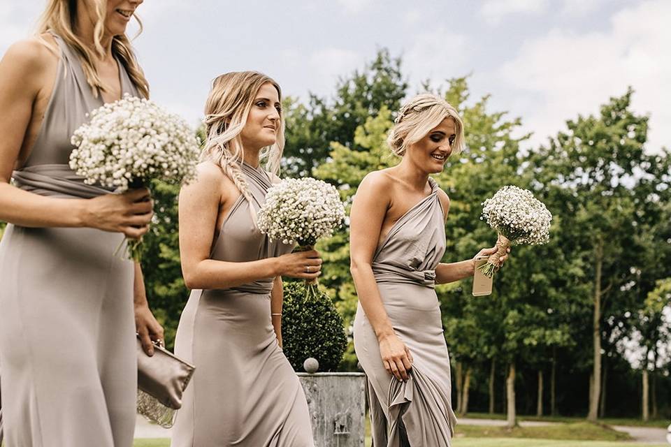 Gypsophila bouquets