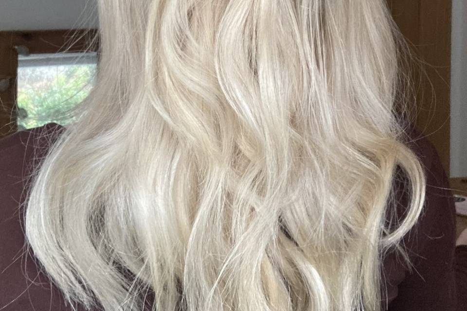 Simple half up half down