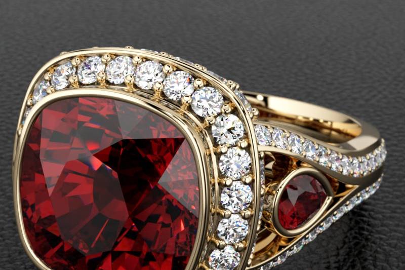 Ruby Dress RIng