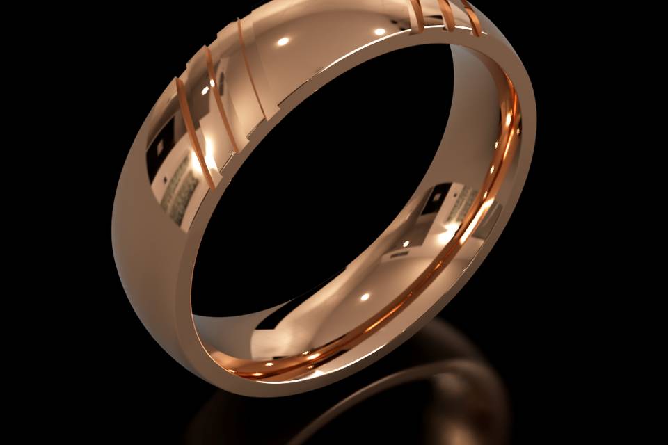 Rose Gold Designer Wed