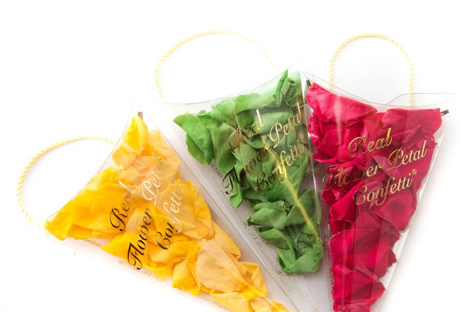 Confetti petals. The Real Flower Petal Confetti Company