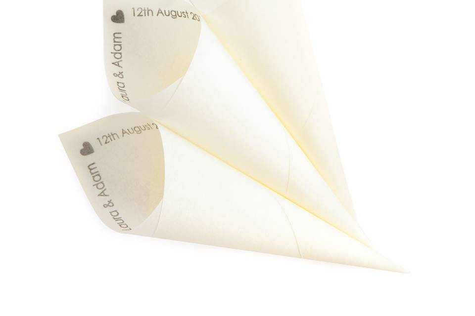 Personalised Confetti Cones